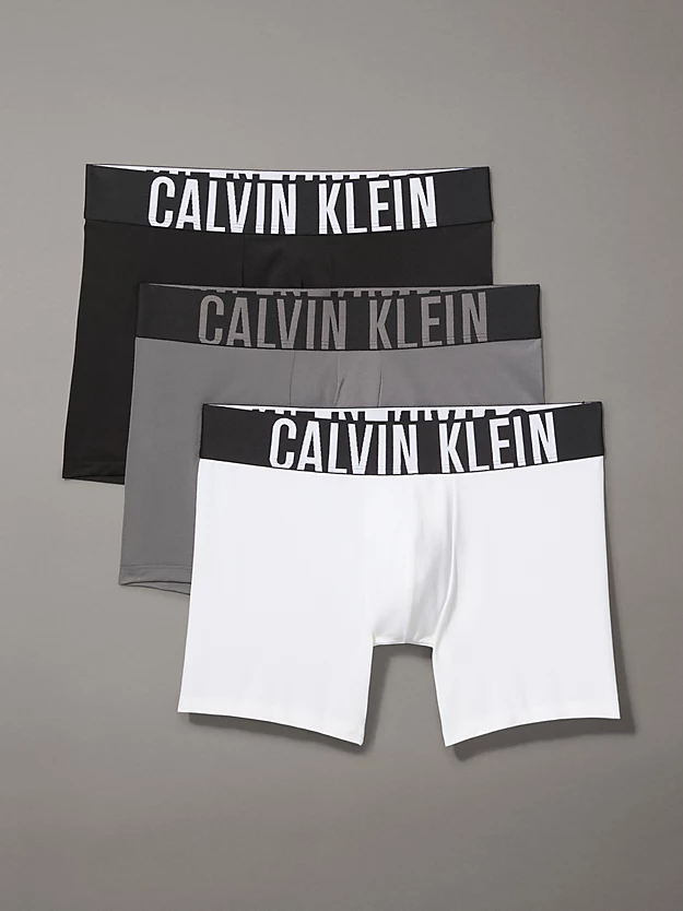 Pacote com 3 Cuecas Boxer Longas - Intense Power