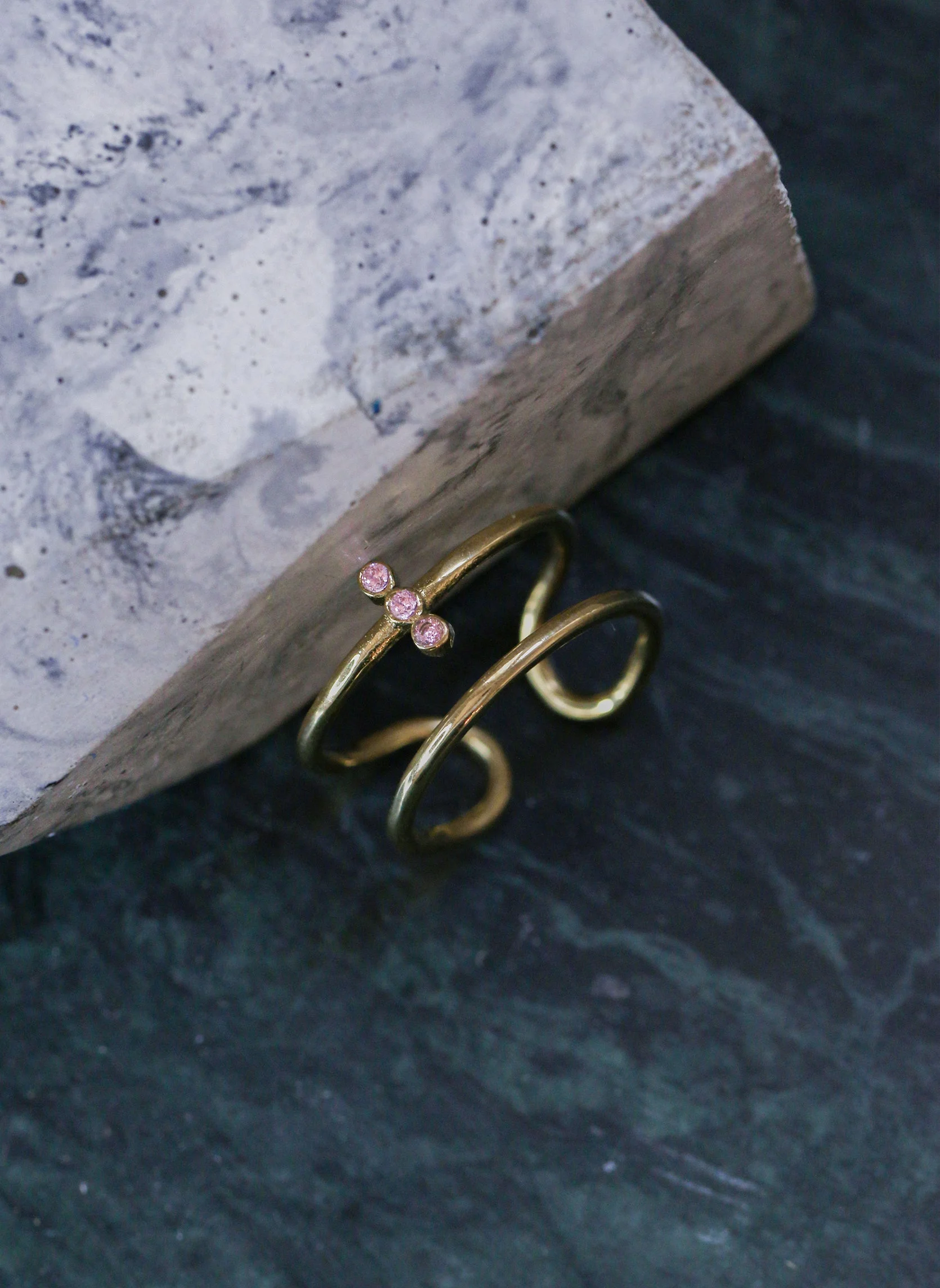 NOURIA - Bague fine nouria | Vert