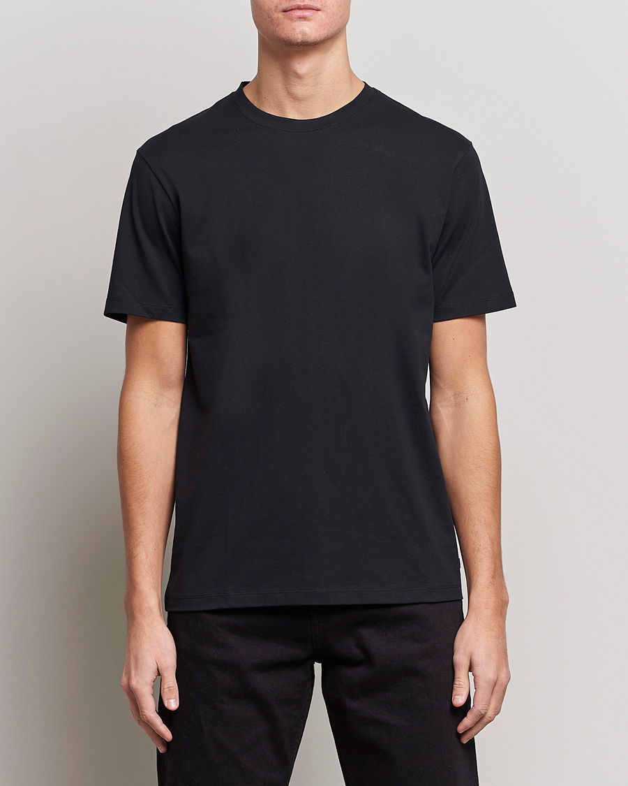 J.Lindeberg Sid Cotton Crew Neck Tee Black