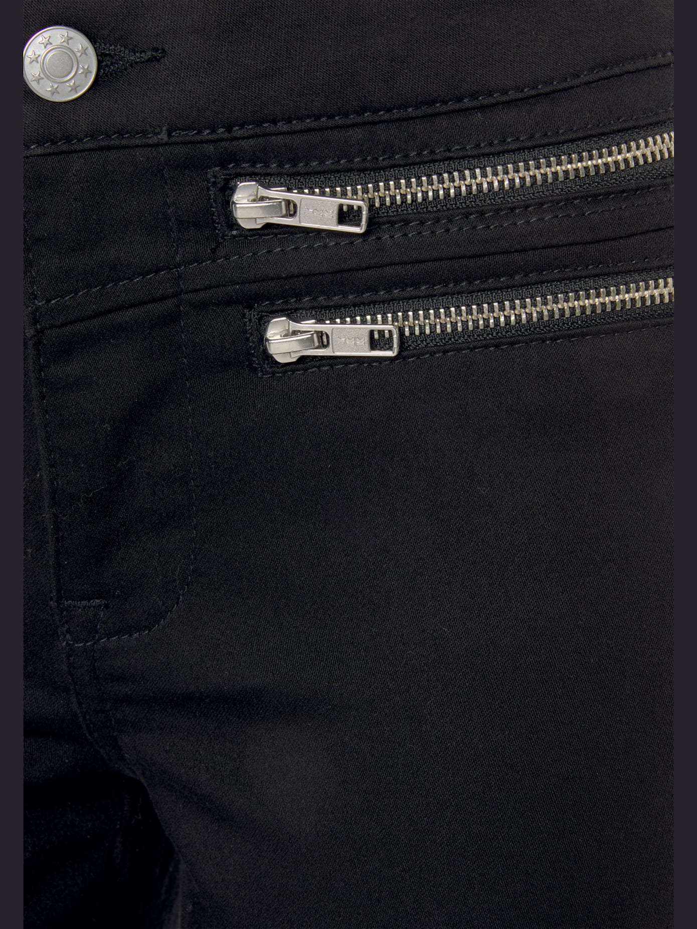 Jegging détails zippés devant