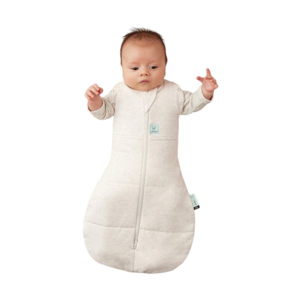 Ergopouch Cocoon Inbaker Slaapzak Oatmeal Marle 3,5 0-3 maanden