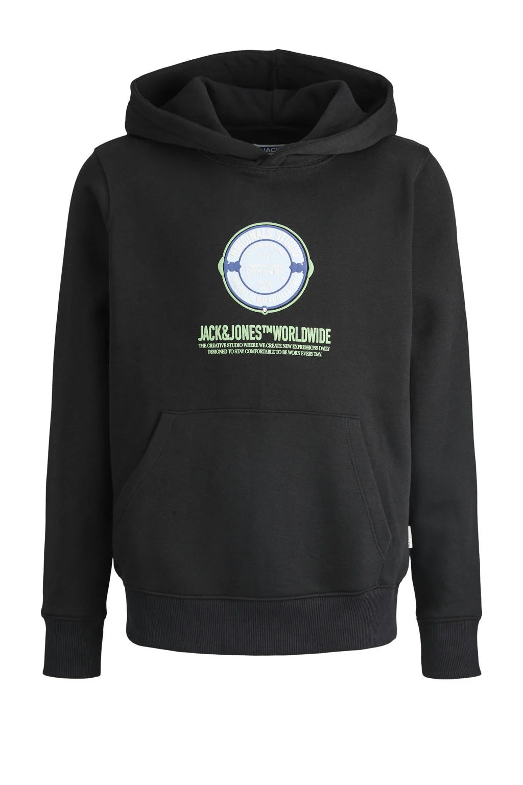 JACK & JONES JUNIOR hoodie zwart