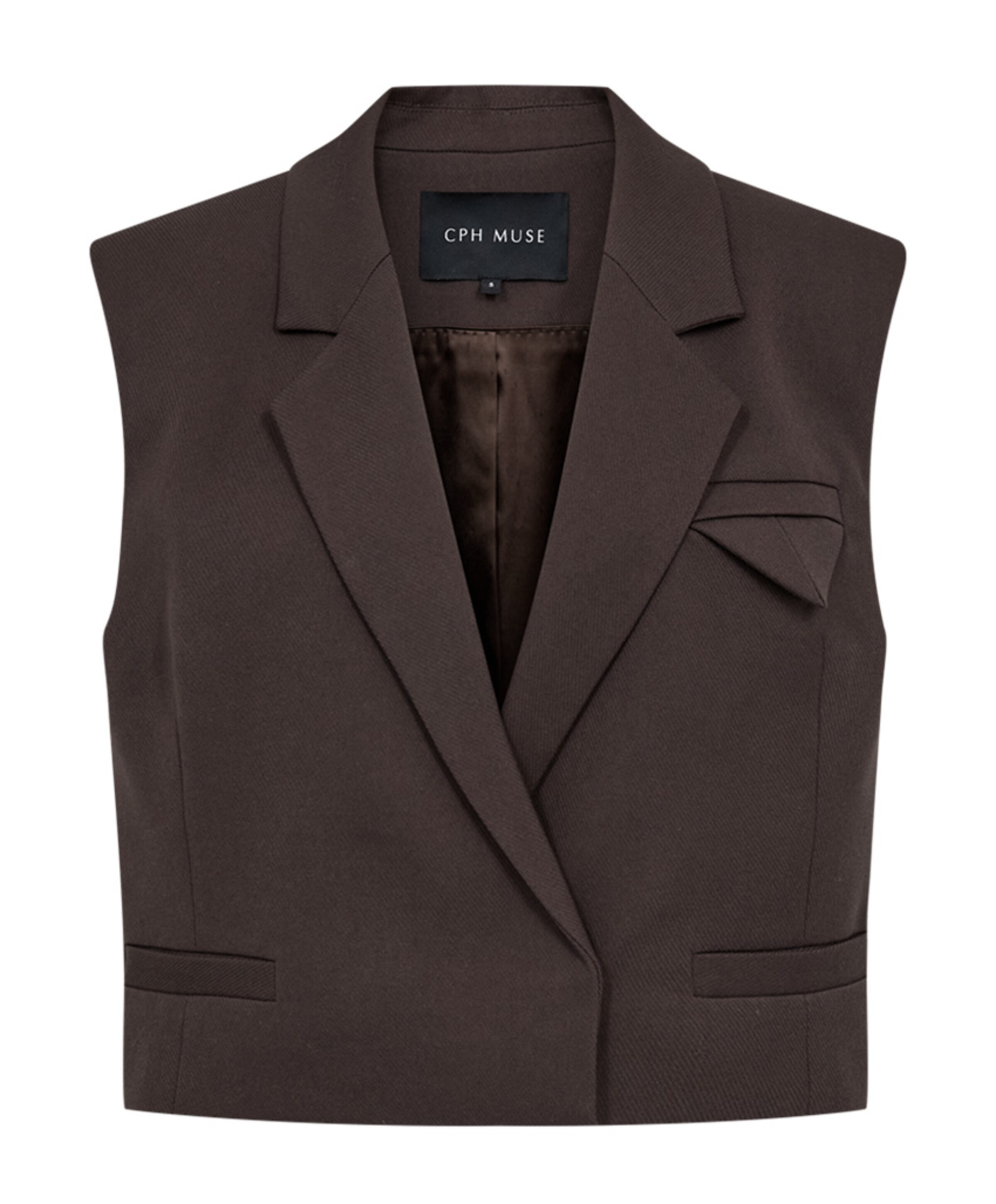 Cph Muse Dames gilet bruin