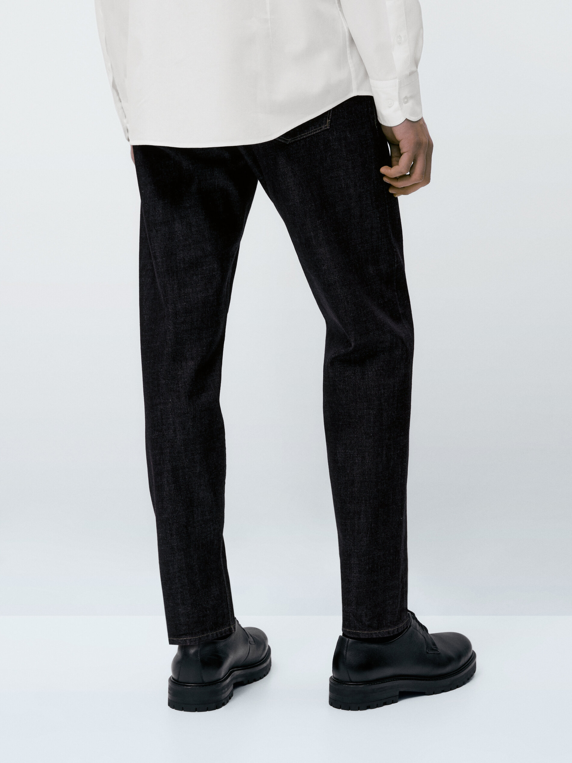 Calça vaquero com ourela - INDIGO