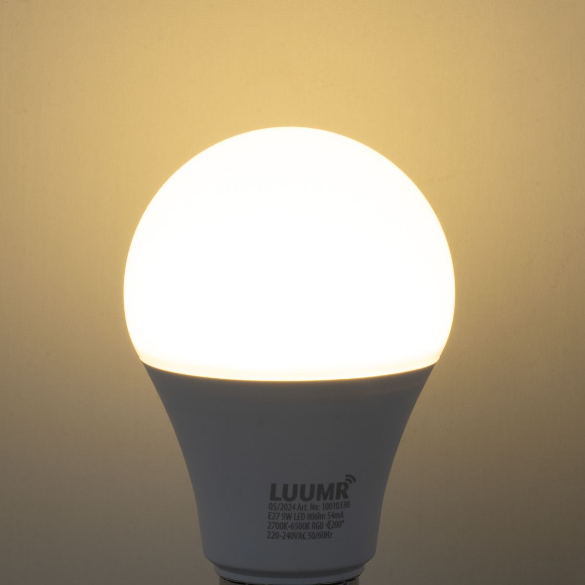 E27 dimbare LED lamp A60 opaal 9W 806 lm 2700-6500K