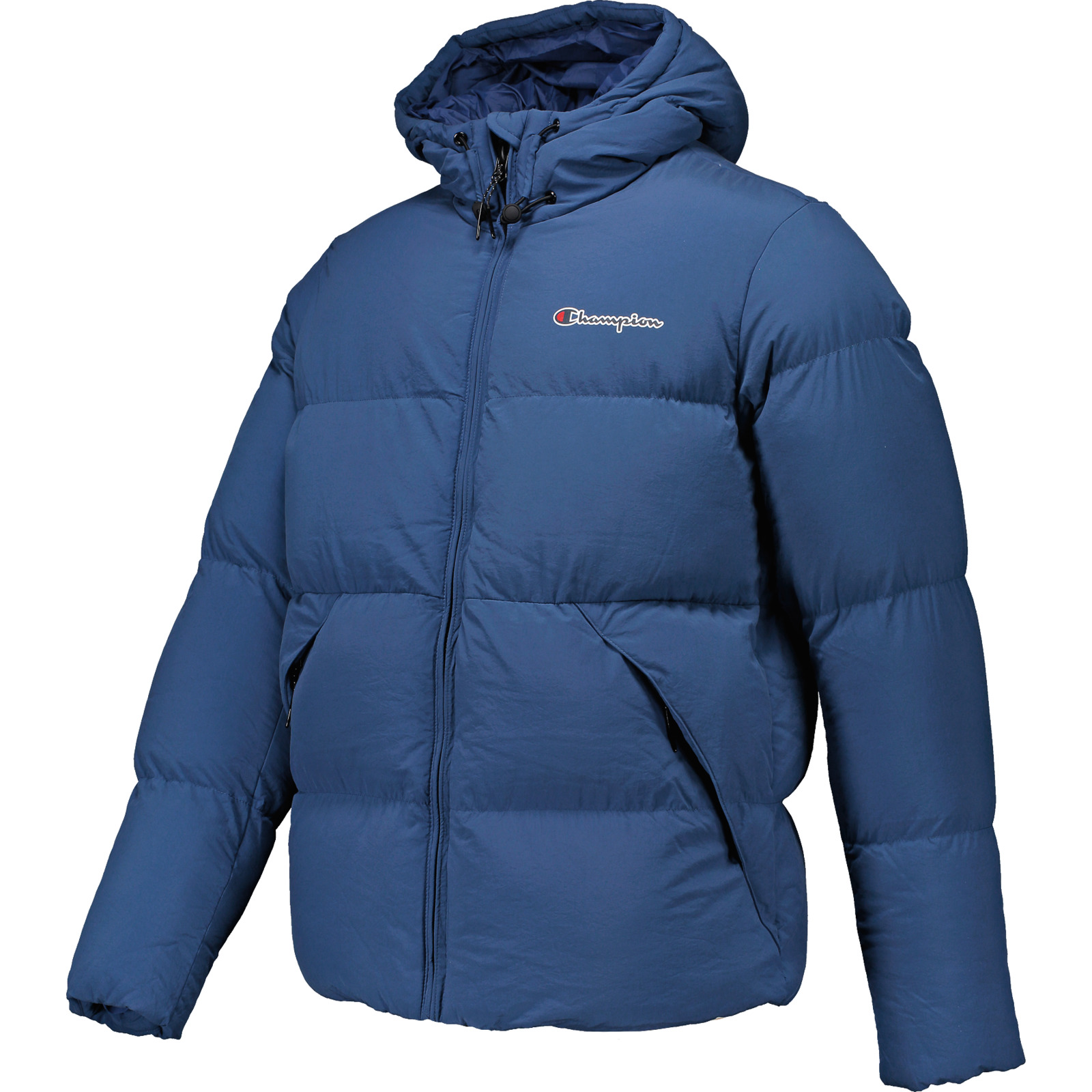 Champion Hooded Jacket Hr., blau, S