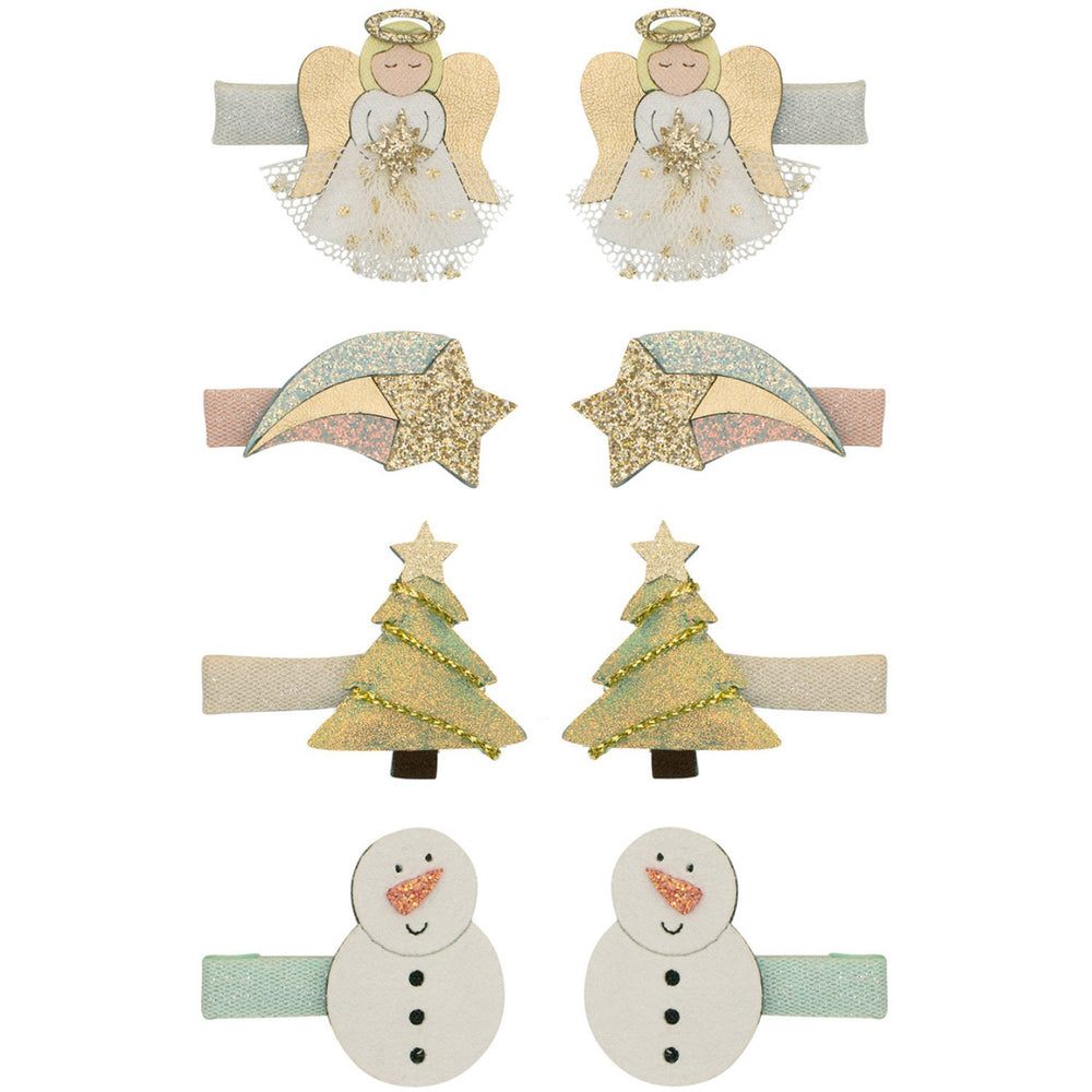 Køb Mimi & Lula 8 Hårclips - Mini Angel Christmas