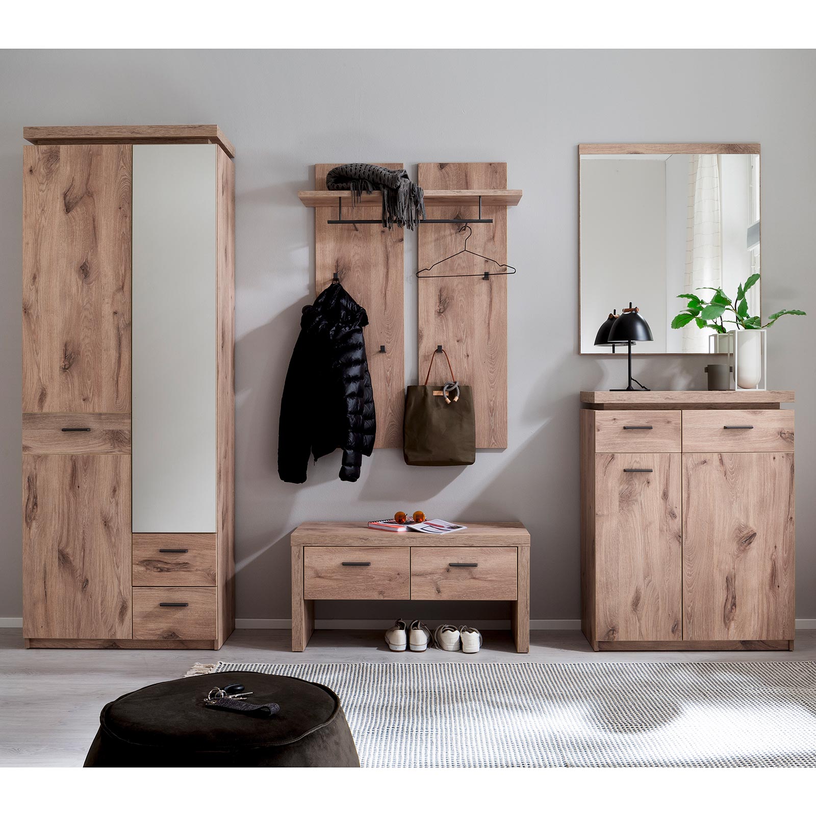 Spiegel - Viking Oak - 75x87 cm