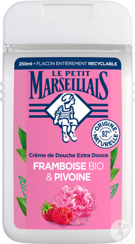 Le Petit Marseillais Douche Crème Extra Doux Framboise Pivoine 250ml