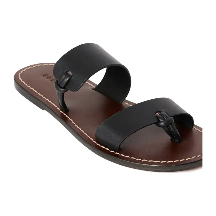 Soeur Sandales Uptown Cuir | Noir