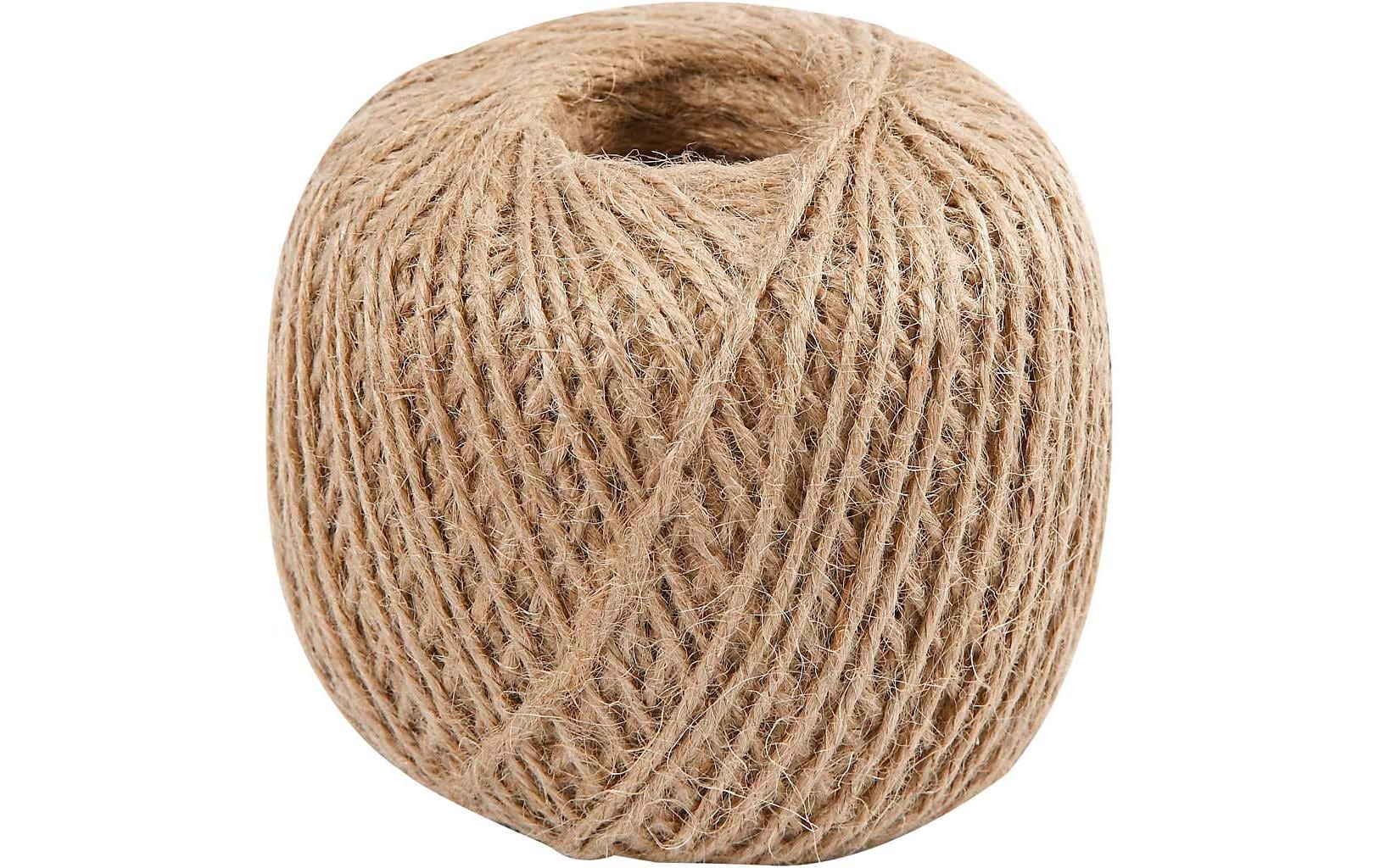 Kordel Naturgarn, 2 mm, 180 m, 1 RolleKordel aus Naturflachs