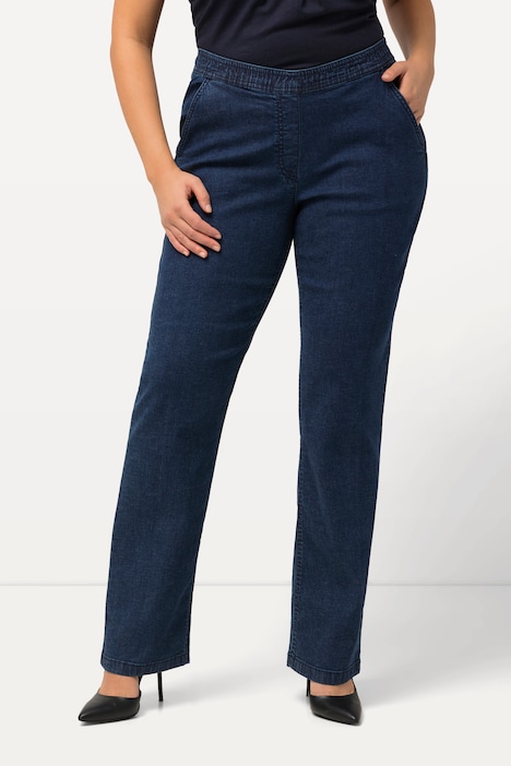 Jeans Mandy, gerades Bein, Elastikbund