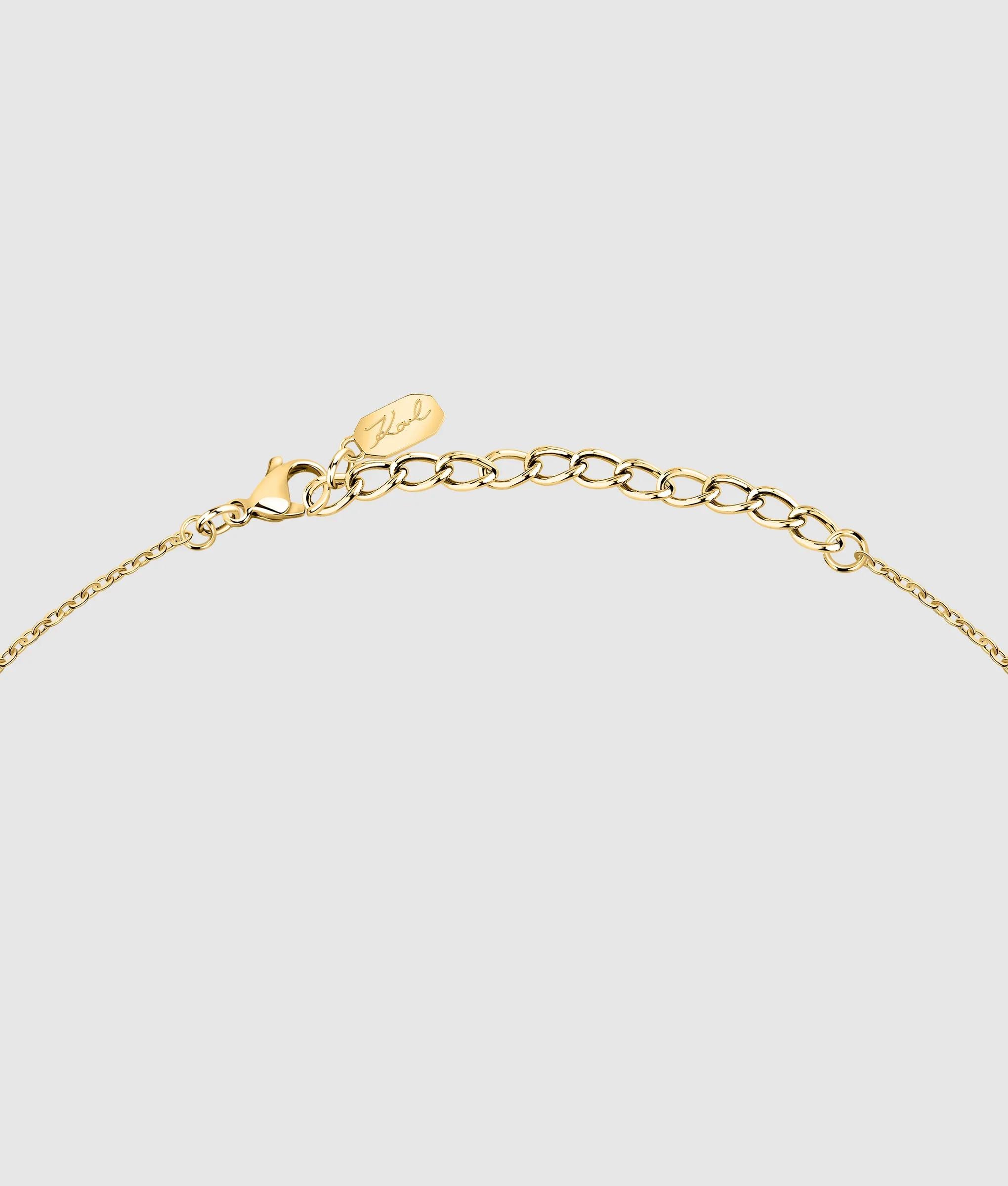 Gouden circle logo bedelketting
