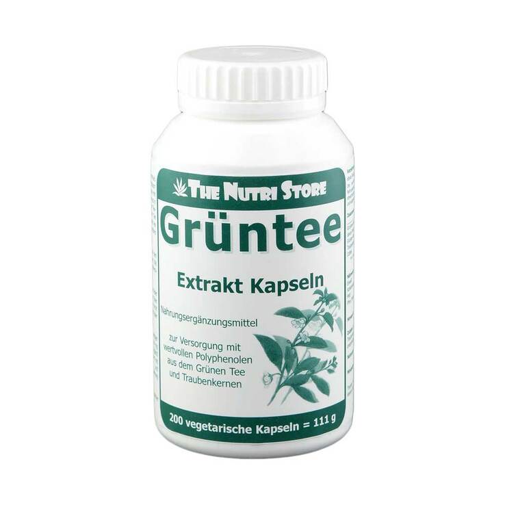 Grüntee Extrakt Kapseln, 200 St