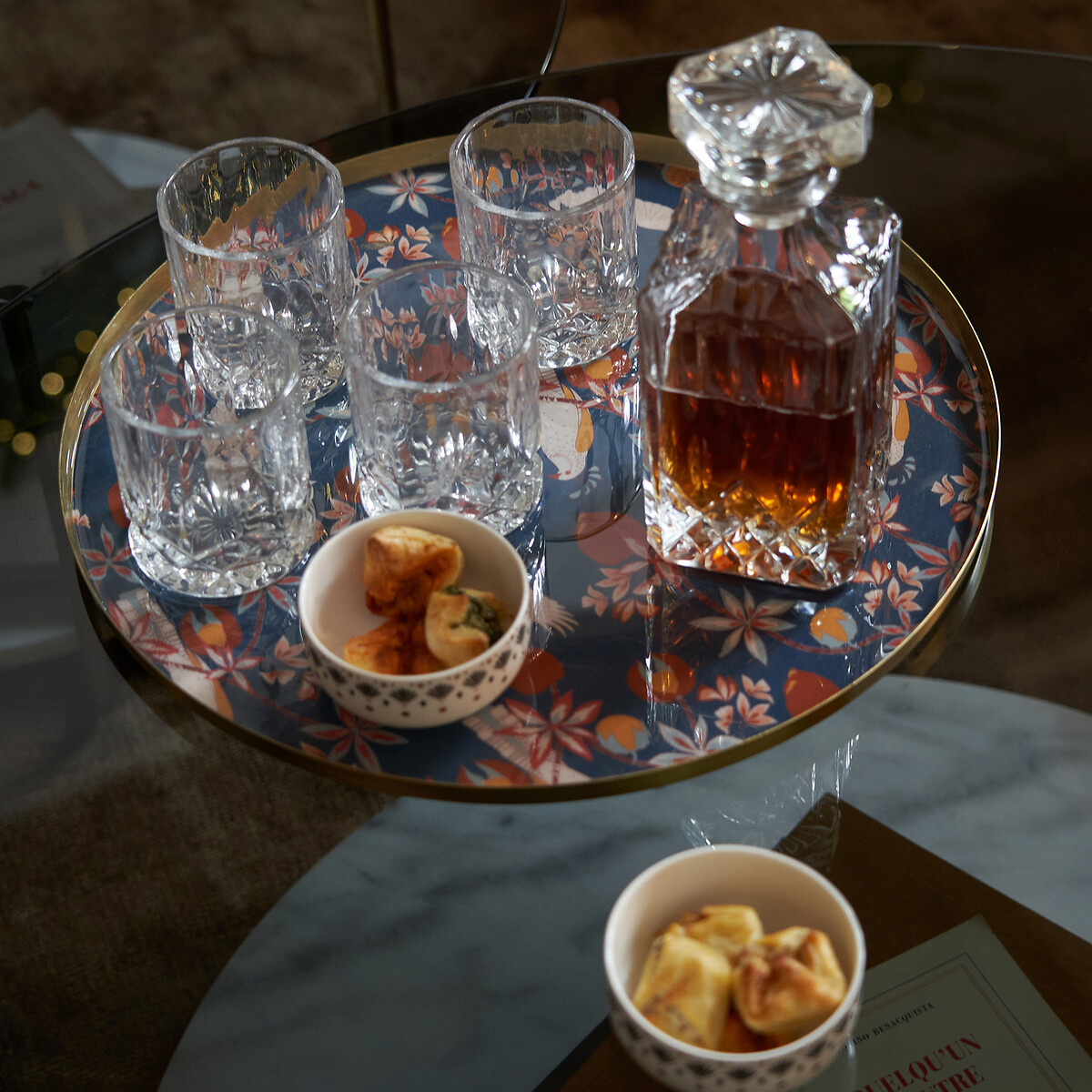 LA REDOUTE INTERIEURS<br>Decantador de whisky em vidro texturizado, Eco