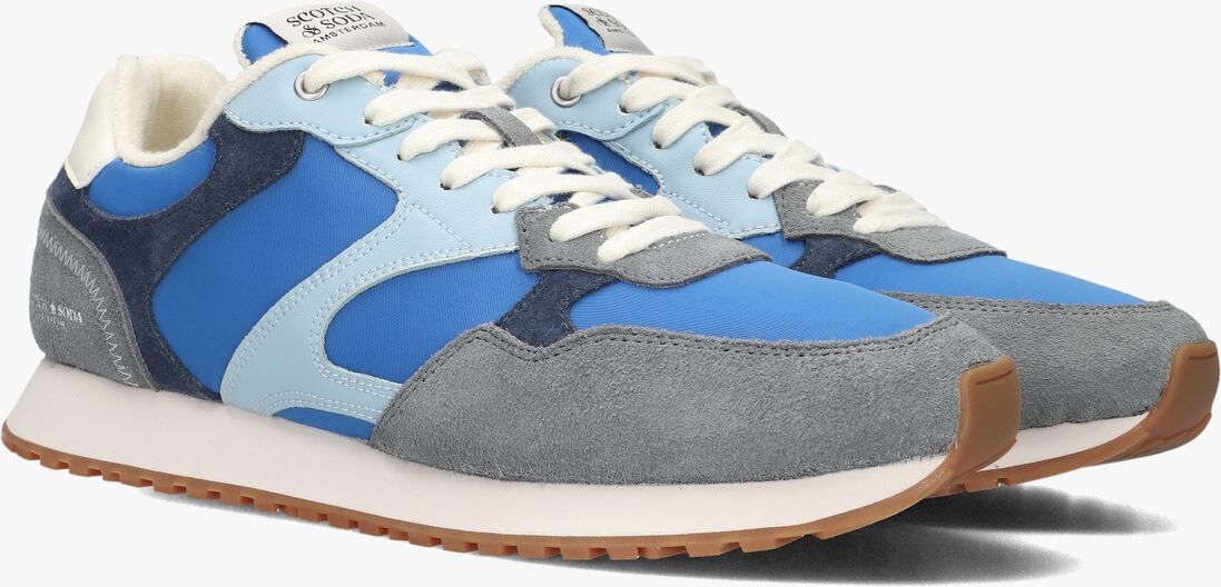 SCOTCH & SODA blauwe scotch & soda lage sneakers cleave 1a