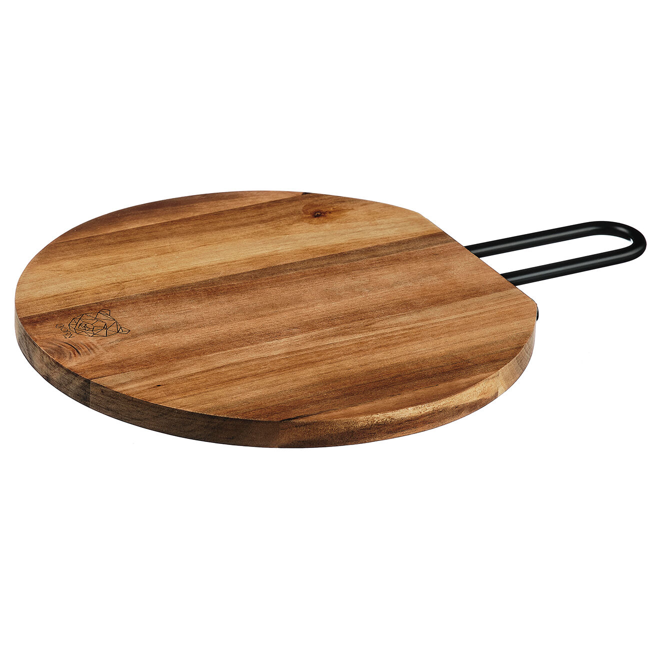 Bjorn Planche à découper en bois d'acacia Stine bois vernis - 35x26x1 cm