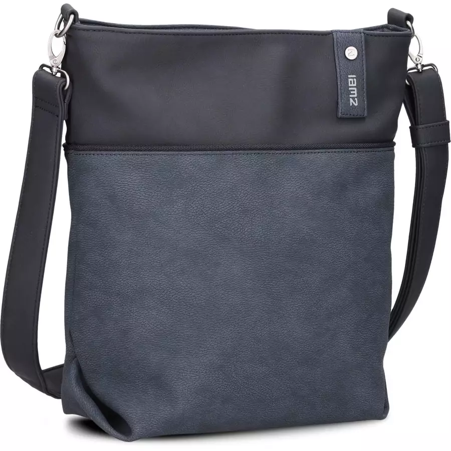 zwei Jana J12 - Schultertasche 33 cm nubuk-ink