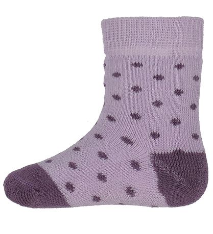 Minymo Baby Strømper - 2-Pak - Lavender Frost