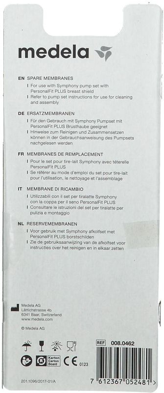 Medela - PersonalFit PLUS - Membranen - 2 stuks - Borstschilden