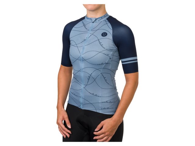 AGU Velo Wave Kortærmet Jersey Blå