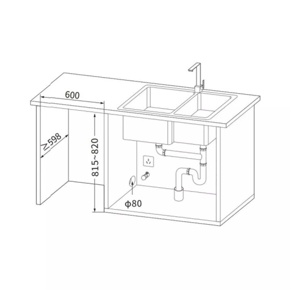 BergerLanz FSP GS1260 Geschirrspüler Freistehend  60 cm
