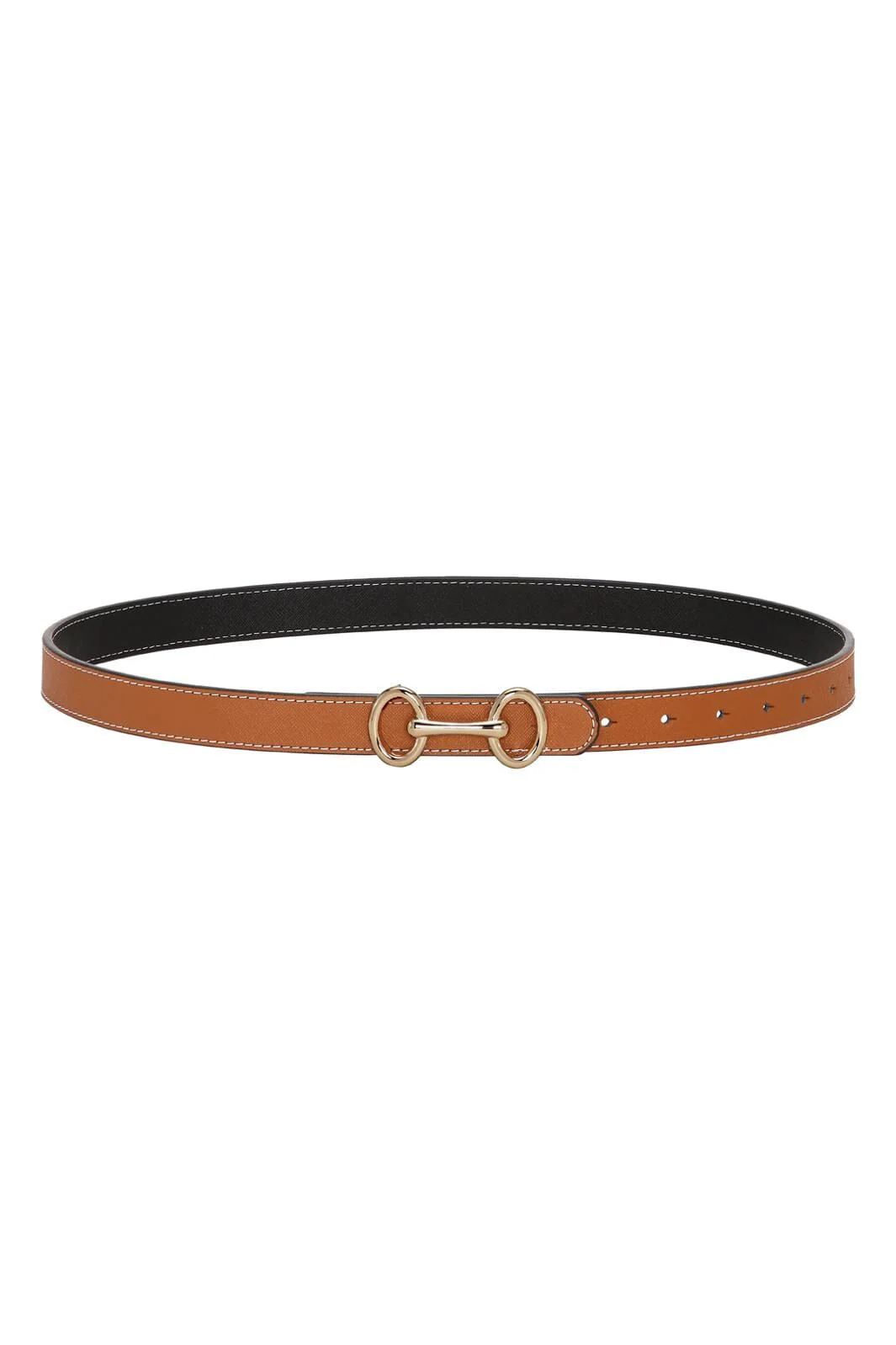 Plissé Copenhagen Grace Belt cognac