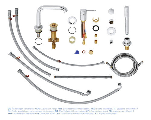 GROHE ESSENCE badrandmengkraan, chroom 19578001