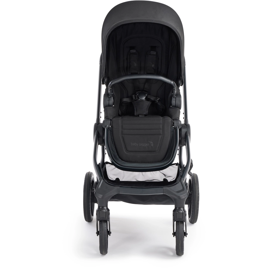 baby jogger Kinderwagen City Sights Rich Black inkl. Babywanne und Wetterschutz