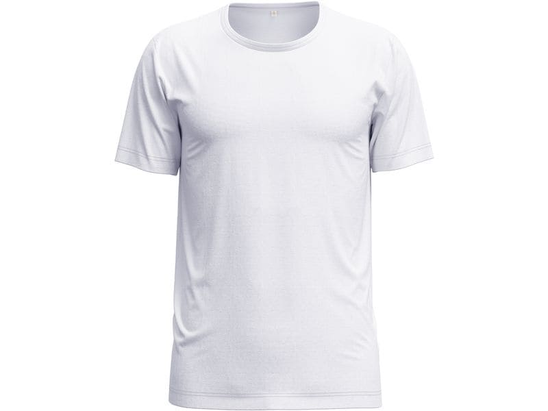 Calida T-Shirt Herren Natural Cooling Weiss, XL Herren T-Shirt