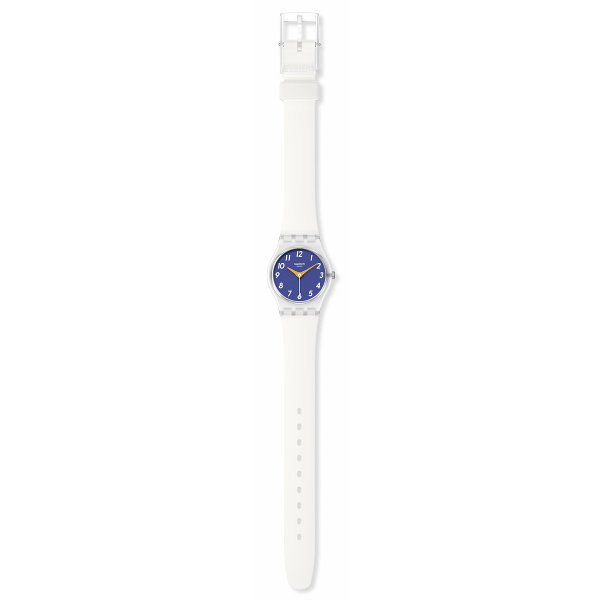 Montre SWATCH Lady The gold within you femme bracelet silicone blanc
