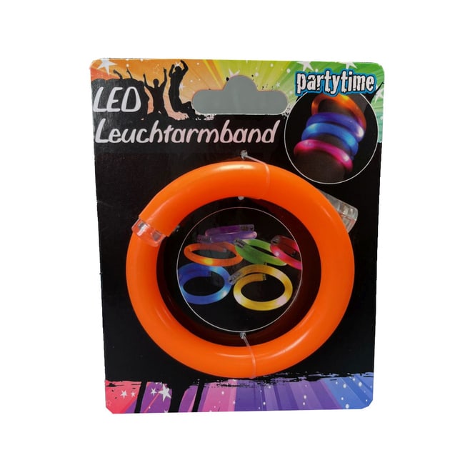 LED Leuchtarmband - blinkend - 1 Stück