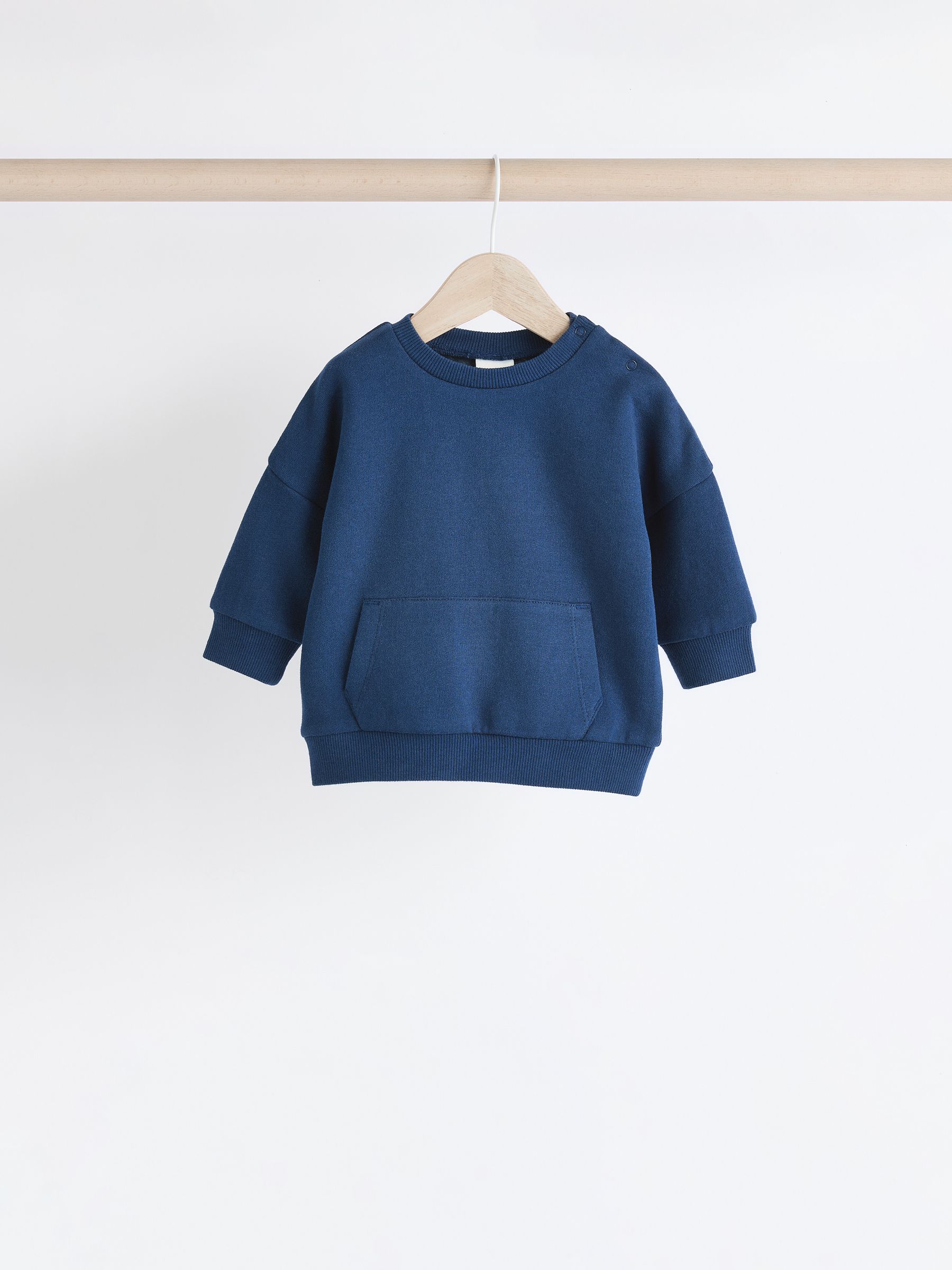 Blauw - Baby Sweatshirt en Joggingbroeken Set 6 stuks (0mnd-3jaar)