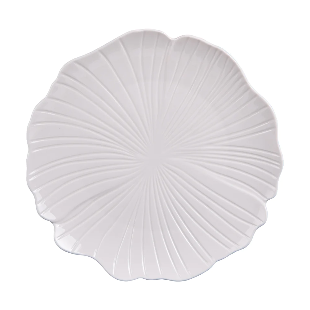 Assiette plate Ginkgo 25,5 cm (lot de 6) Table passion