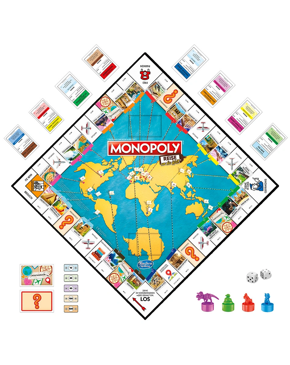Monopoly Reise um die Welt