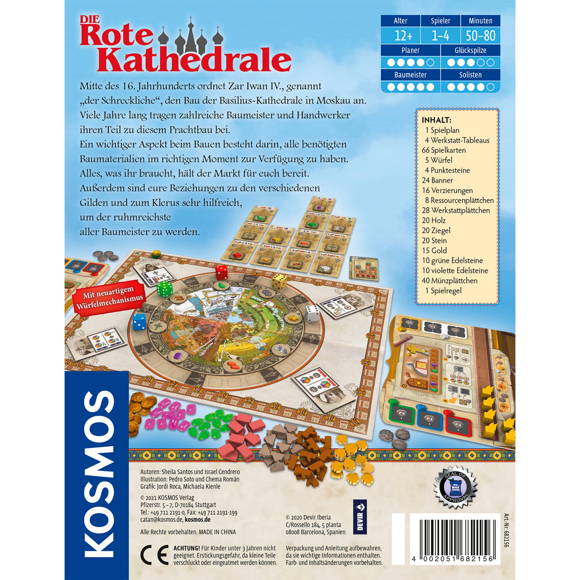 Kosmos Brettspiel Die Rote Kathedrale