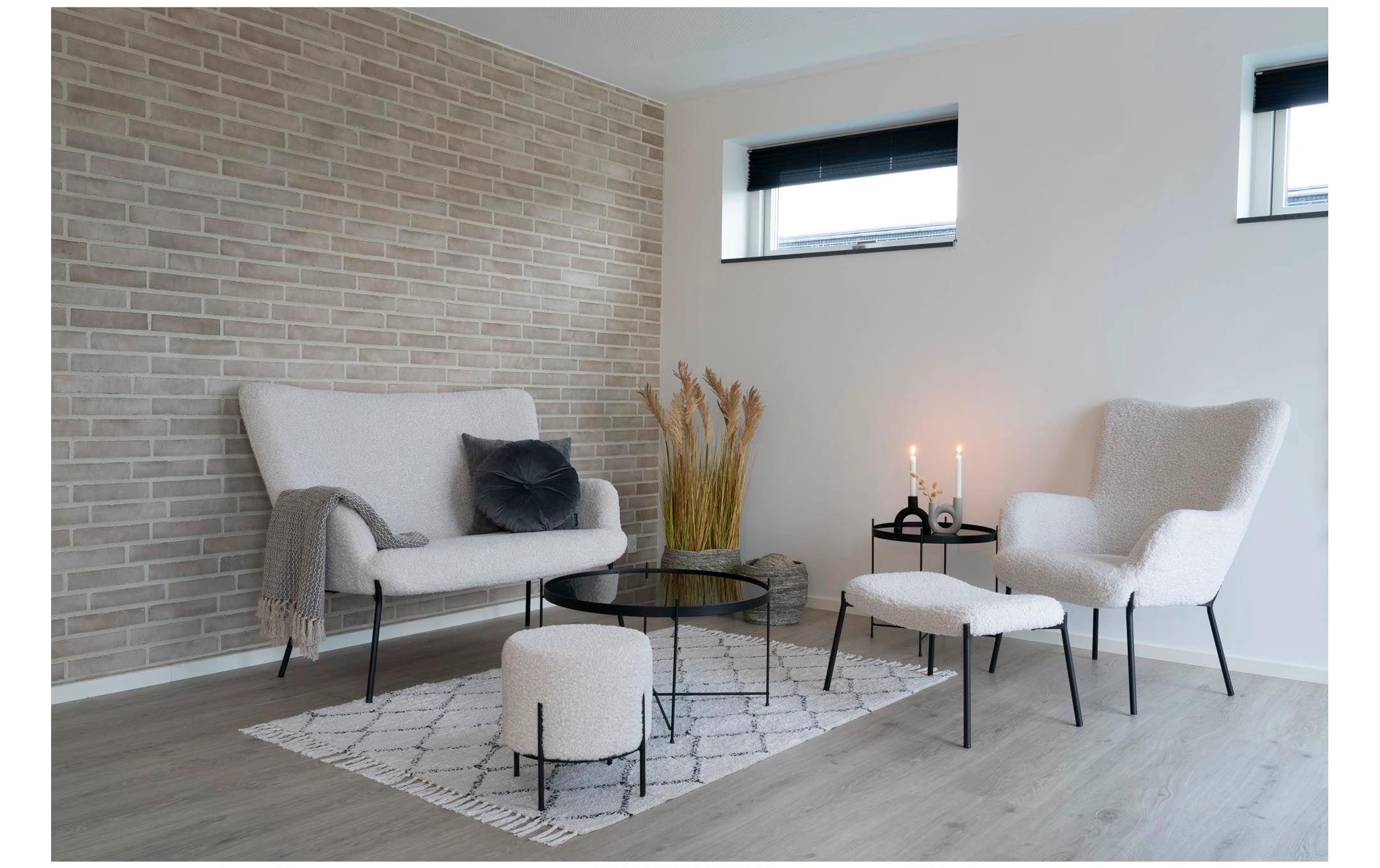 Hocker Glasgow WeissSitzbank