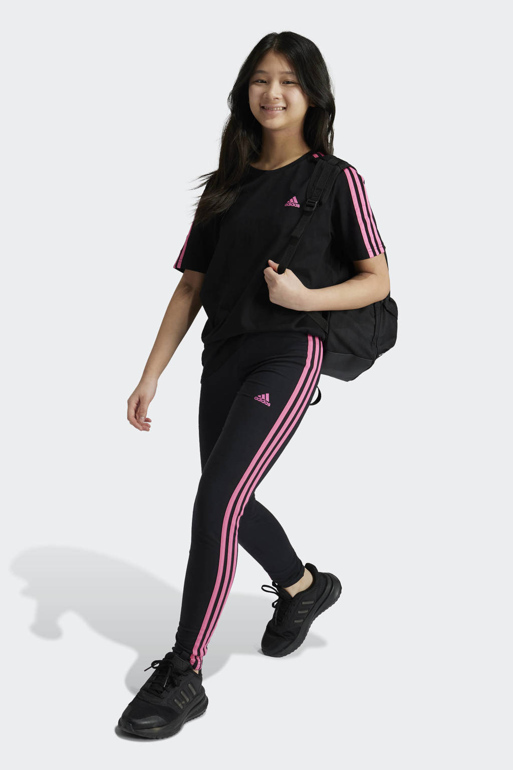 legging zwart/roze