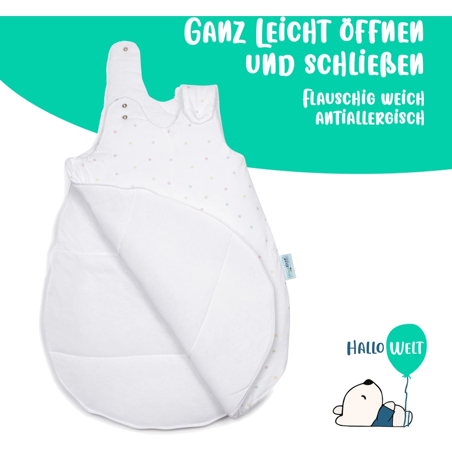 pic Bear Babyschlafsack Punkte bunt