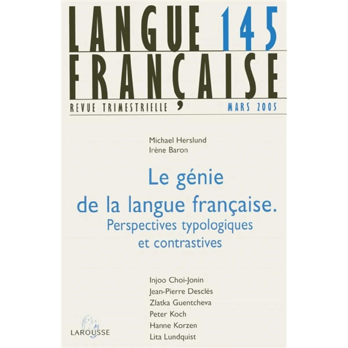 Langue française, n° 145 · Occasion