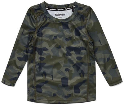 Hyperfied Long Sleeve Logo T-Shirt, Camo