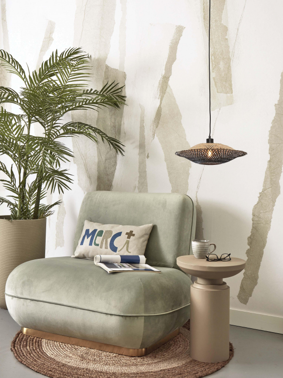 Good&Mojo Kalimantan hanglamp horizontaal small Ø44 naturel