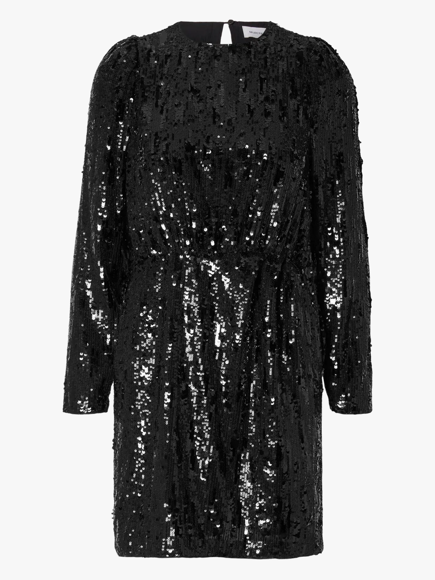 Ari-Colyn Long Sleeve Short Sequins Dress