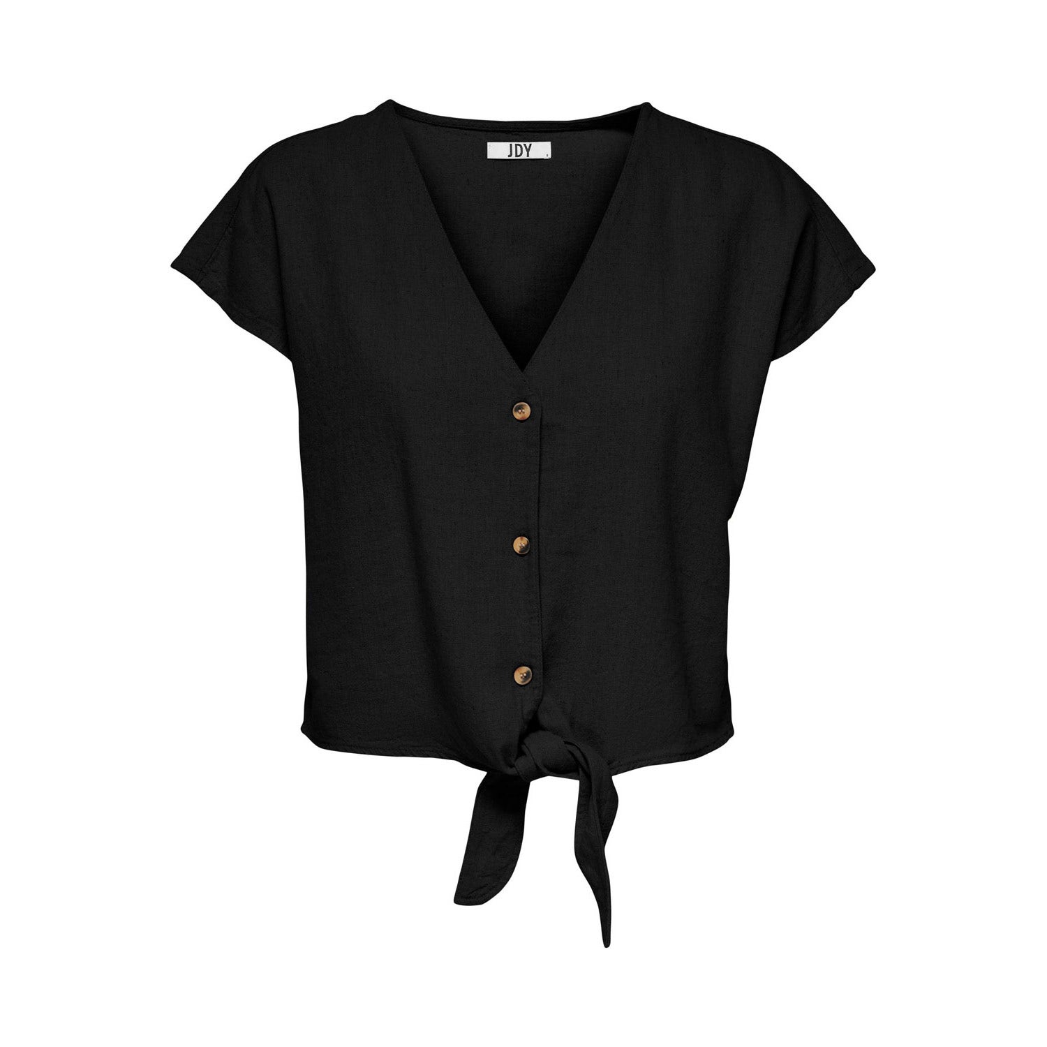 Jacqueline De Yong  Say Linen Knot Shirt