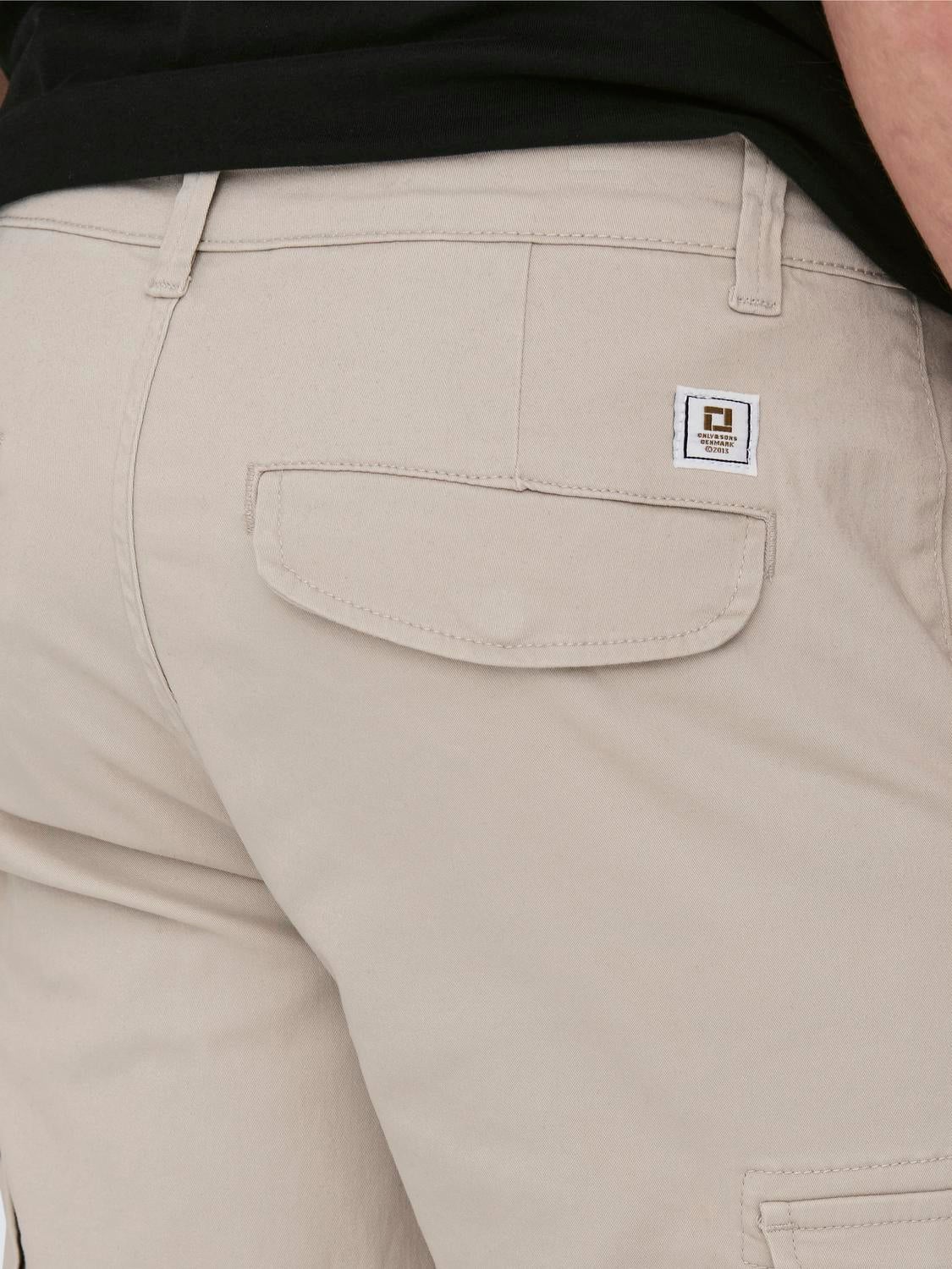 ONSCARTER Verjüngt Cargo-Hose Silver Lining