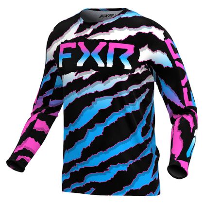 Maillot cross FXR YOUTH PODIUM 24 - Noir / Bleu