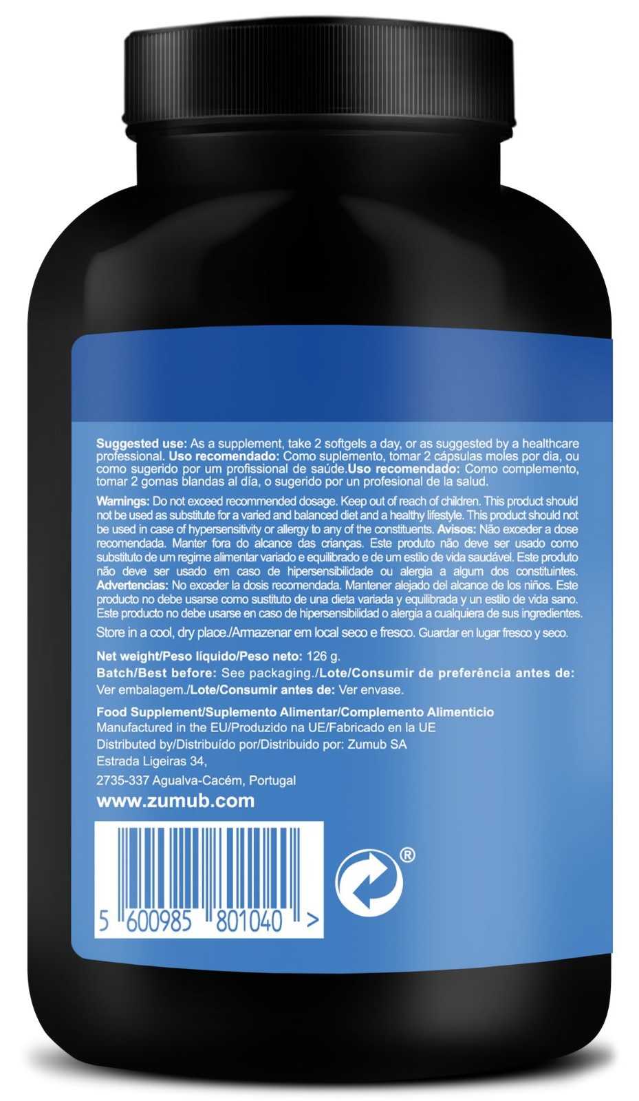 Zumub Ômega 3 30 cápsulas gelatinosas