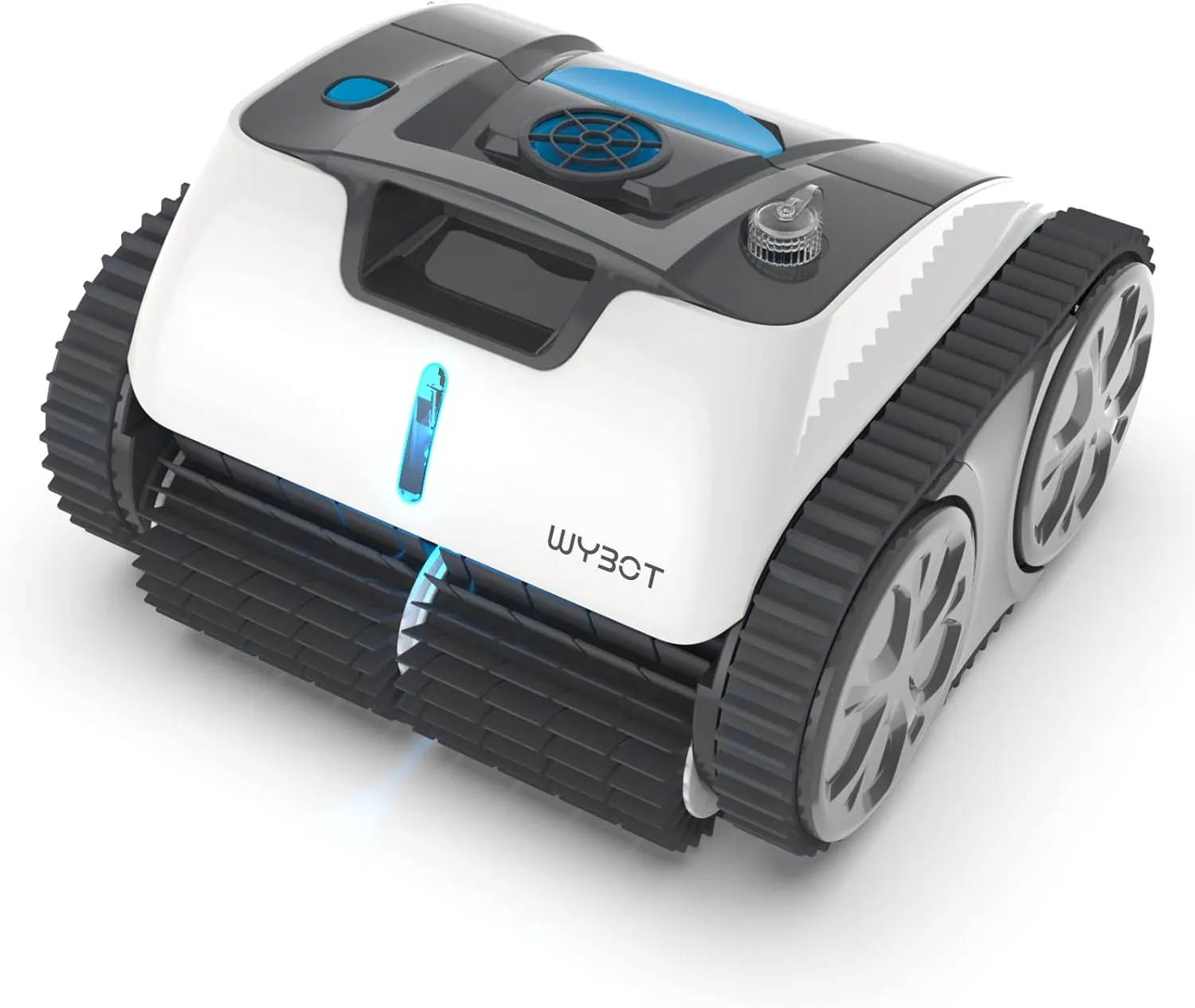WYBOT Poolroboter Akku für 110 Mins, Vollautomatisch Poolreiniger Boden, Wasserlinie, Wandreinigung, Poolsauger mit Navigation & Routenplanung, für Pools über oder im Boden bis zu 120 ㎡
