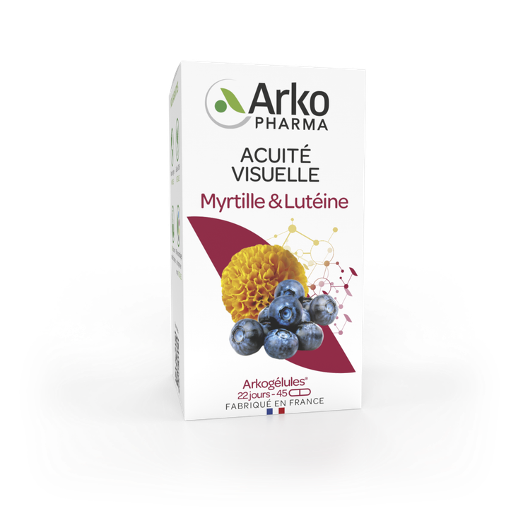 Arkogélules myrtille et Lutéine 45 capsules