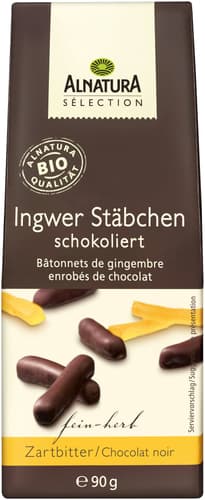 Alnatura BIO Ingwer Stäbchen schokoliert